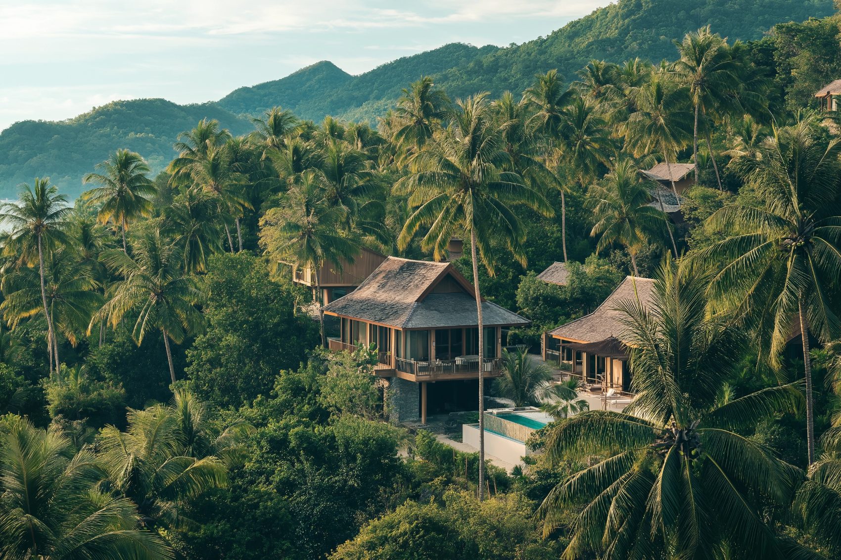 A managed property set into the hills of Koh Samui